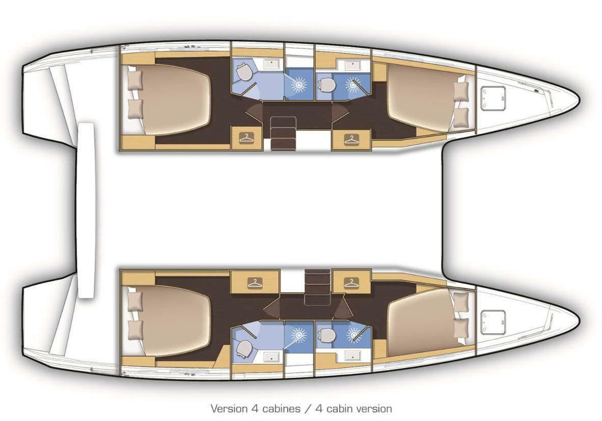 Luxury Catamaran Lagoon 42, Ac & Gn Split Eksteriør bilde